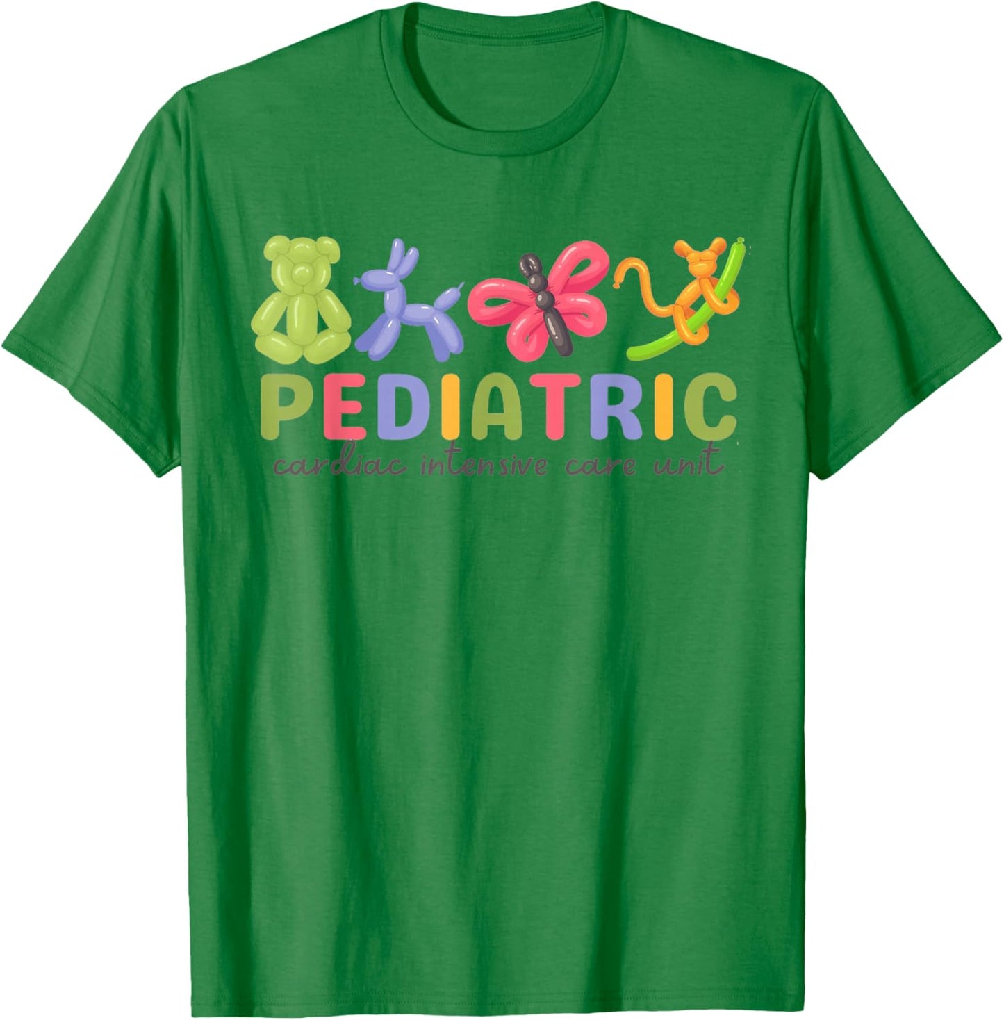 PCICU Nurse Pediatric Cardiac Intensive Care Unit Peds CVICU T-Shirt - T-Shirt | Irish Green