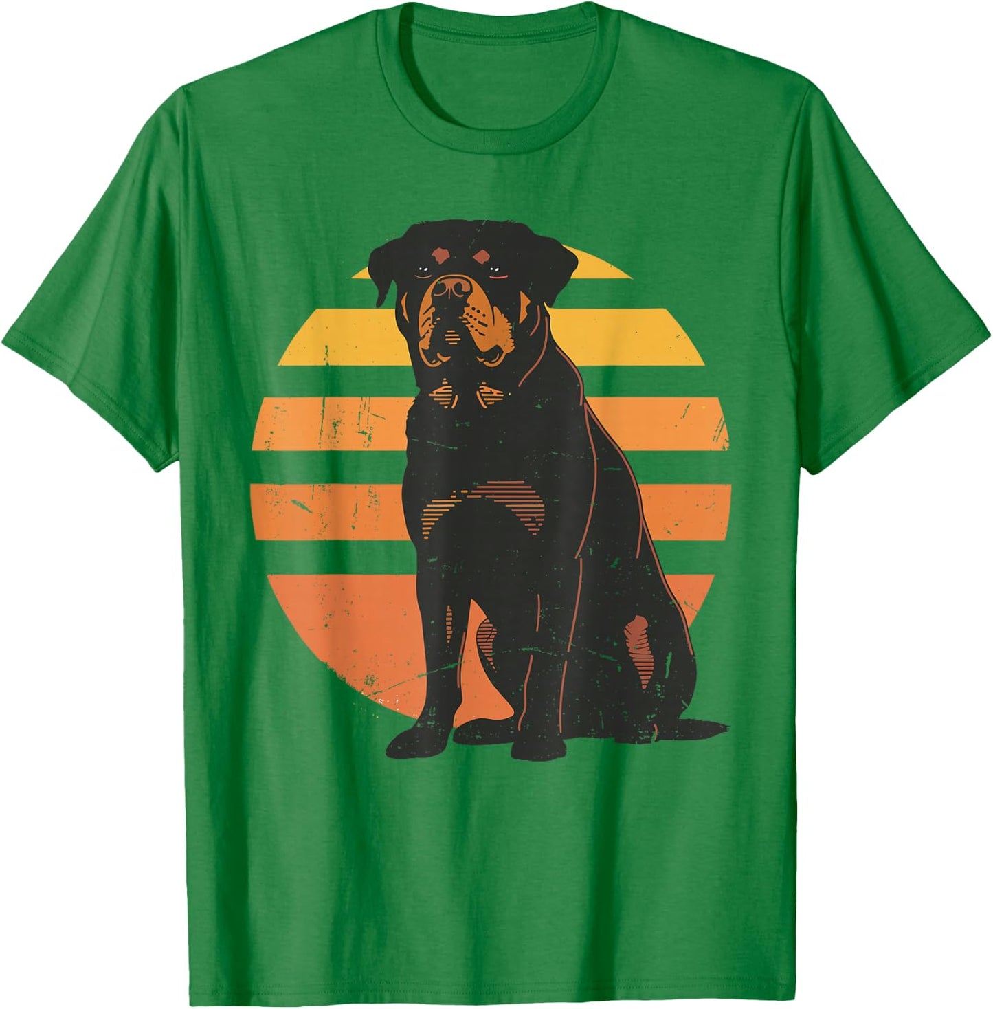 Retro Rottweiler Dog Lovers Gift Vintage Rottie Men Women T-Shirt - T-Shirt | Irish Green