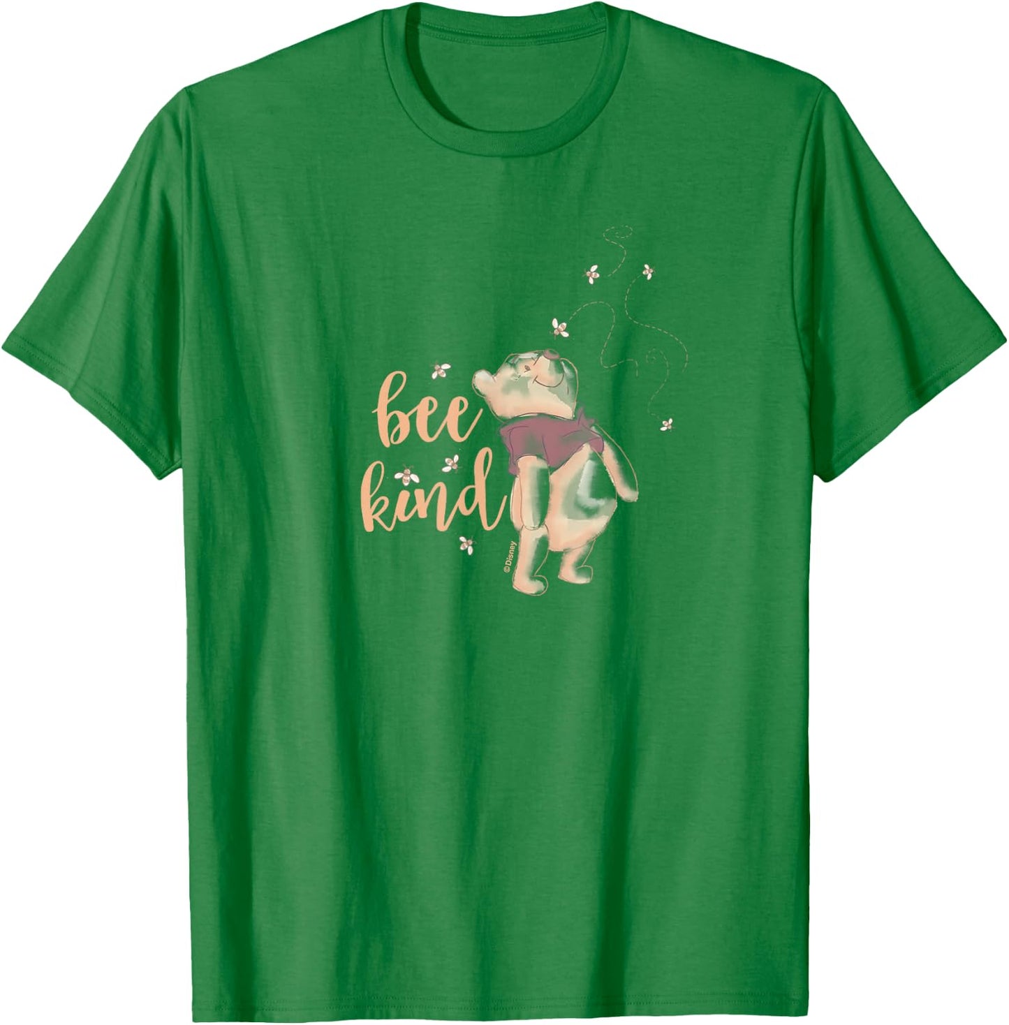 Winnie the Pooh - Pooh Bee Kind T-Shirt - T-Shirt | Irish Green