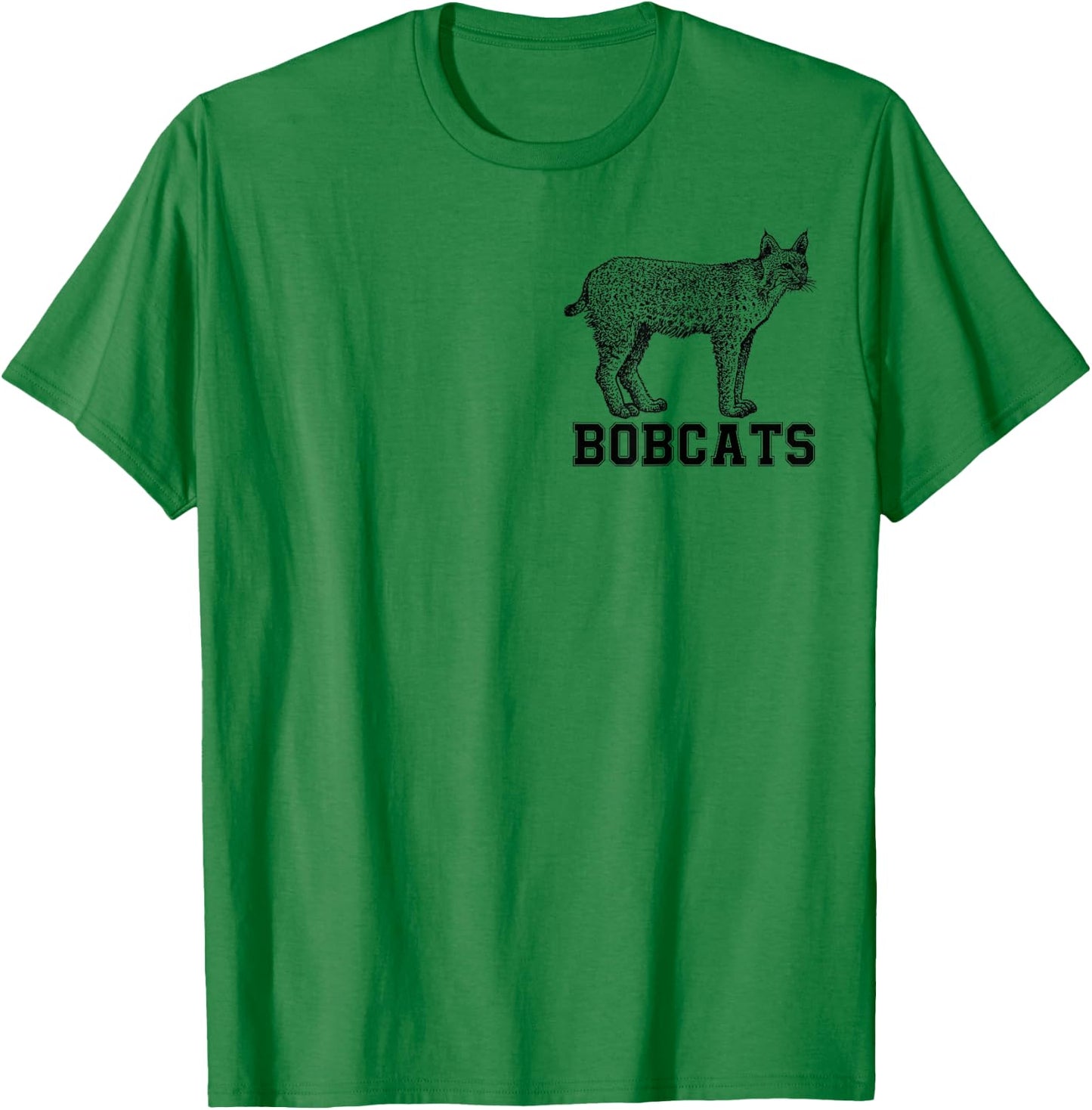Cool Bobcat Shirt Wildlife Sprit Animal Kids Toddler Boys T-Shirt - T-Shirt | Irish Green