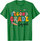 2nd Second Grade Squad Student Teacher Back To School Groovy T-Shirt - T-Shirt | Irish Green