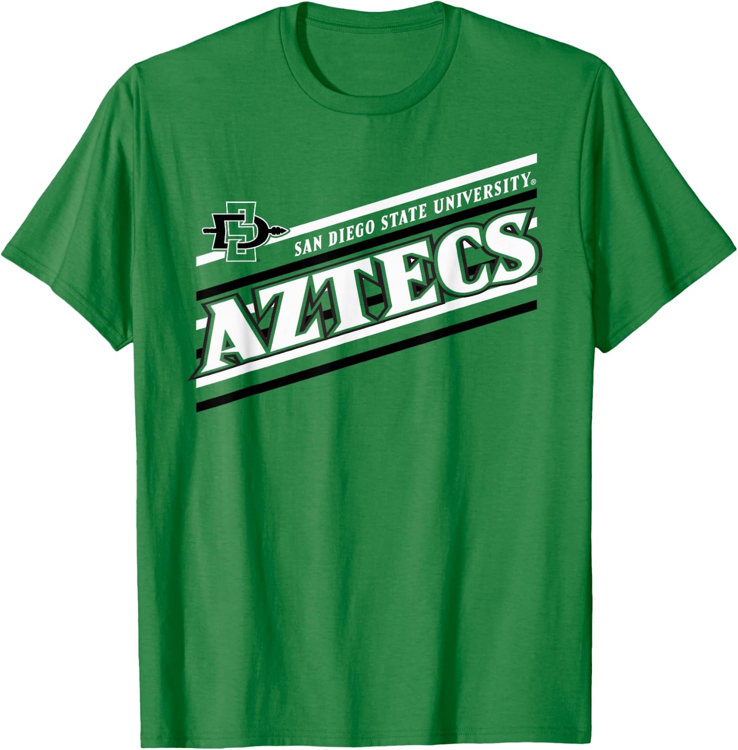 San Diego State Aztecs Retro Performer Red T-Shirt - T-Shirt | Irish Green