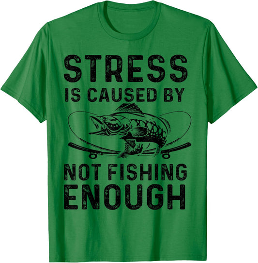 Funny Bass Fishing Lover Fisherman Father's Day Humor Quote T-Shirt - T-Shirt | Irish Green