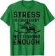 Funny Bass Fishing Lover Fisherman Father's Day Humor Quote T-Shirt - T-Shirt | Irish Green
