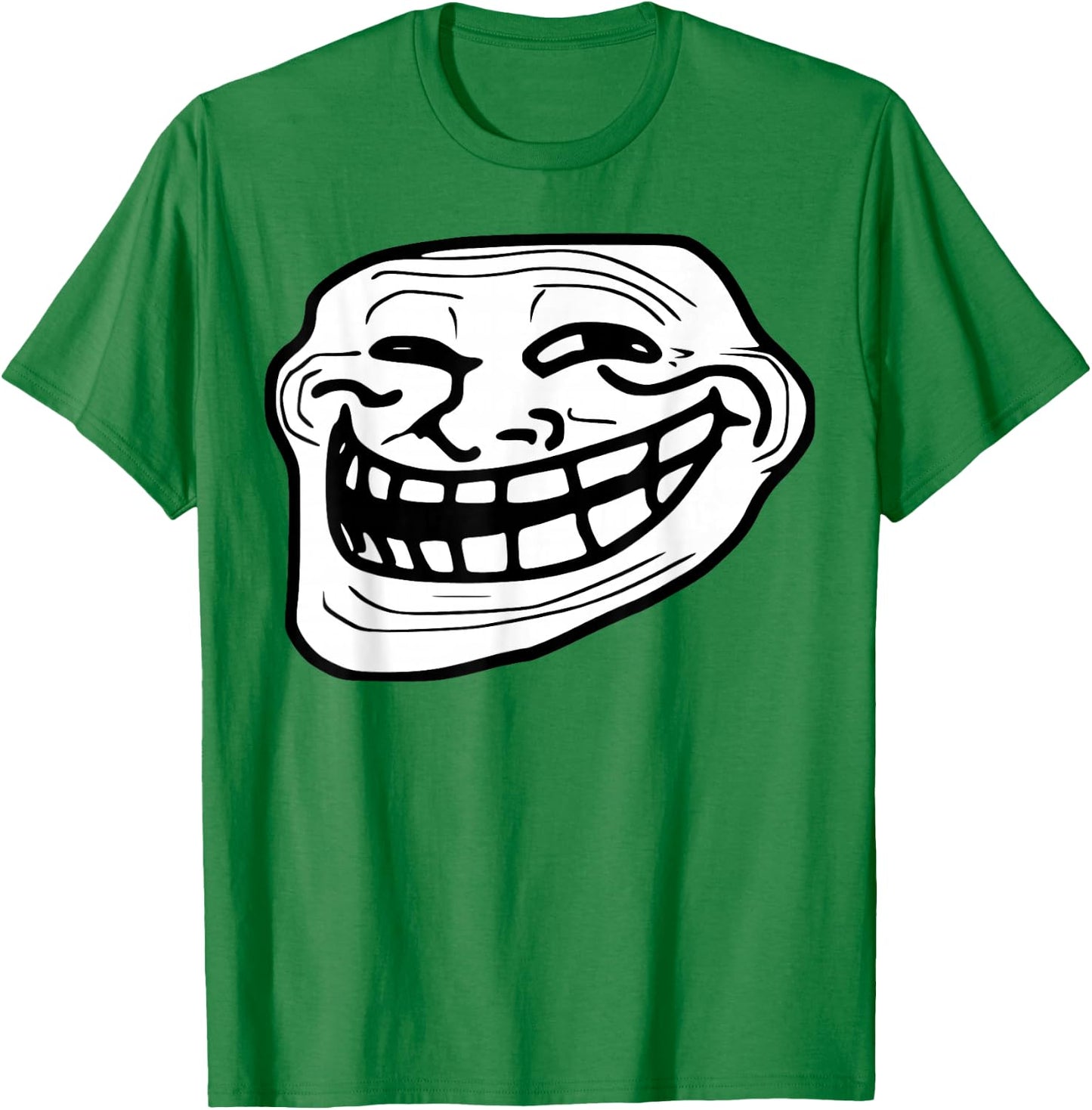 Troll Face Meme Funny Dank Meme Troll Face T-Shirt - T-Shirt | Irish Green