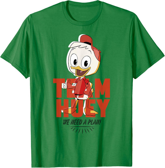 Disney DuckTales Team Huey We Need A Plan T-Shirt - T-Shirt | Irish Green