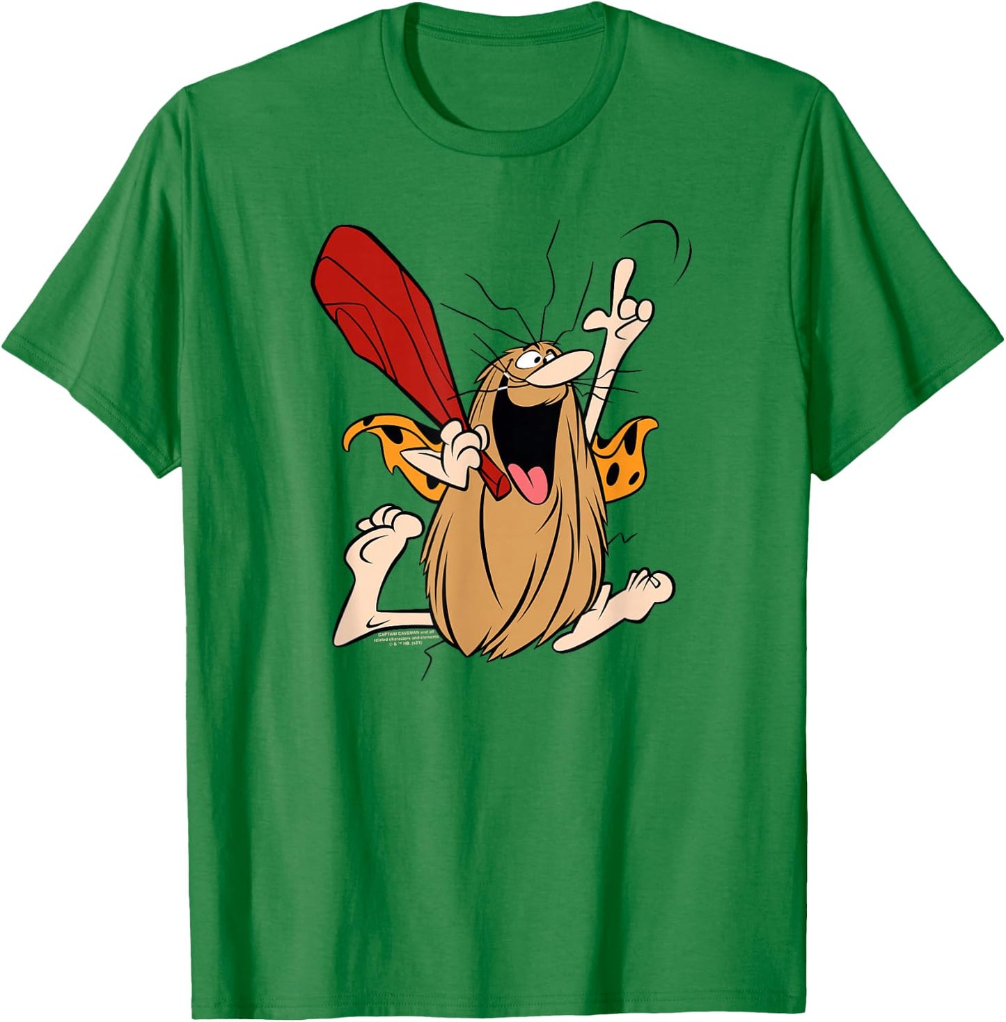 Captain Caveman Captain Caveman Unga Bunga T-Shirt - T-Shirt | Irish Green