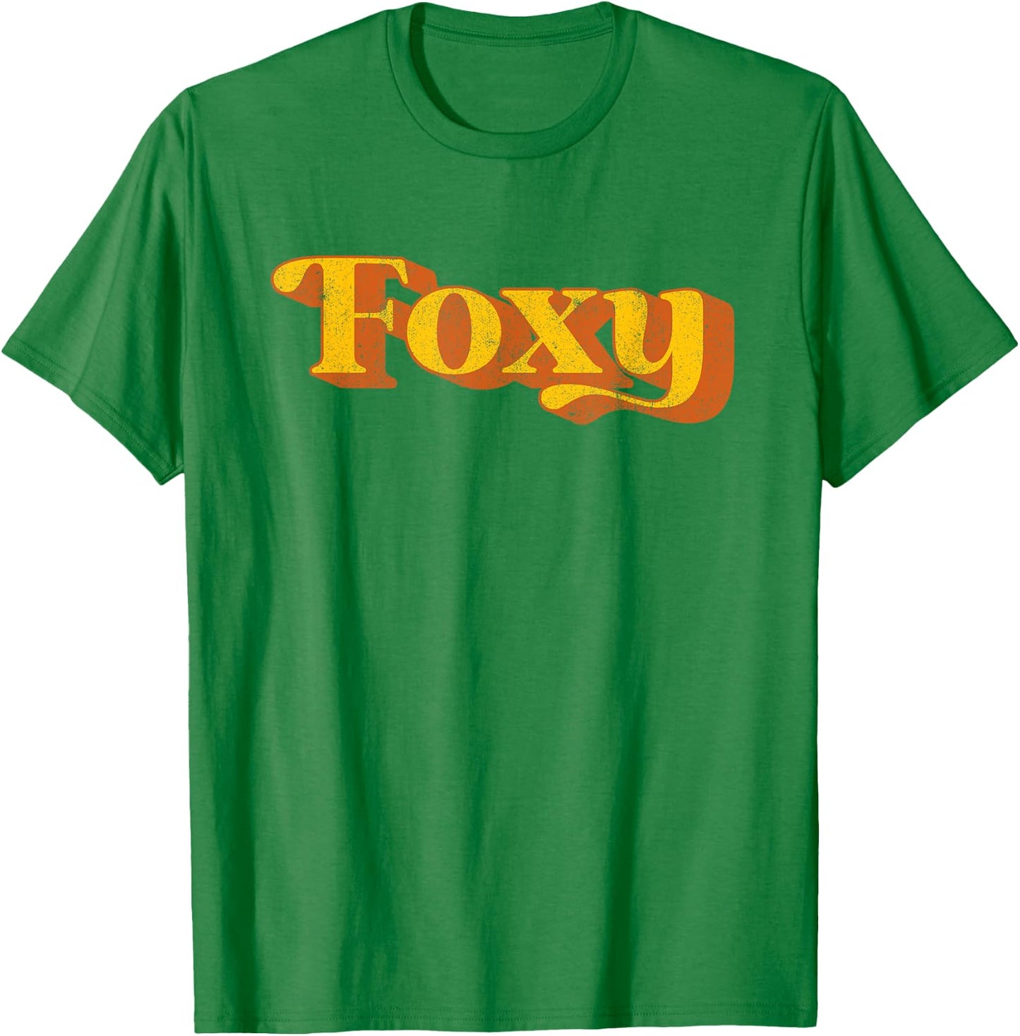 Retro Foxy Funny Vintage 70's Party Costume T-Shirt - T-Shirt | Irish Green