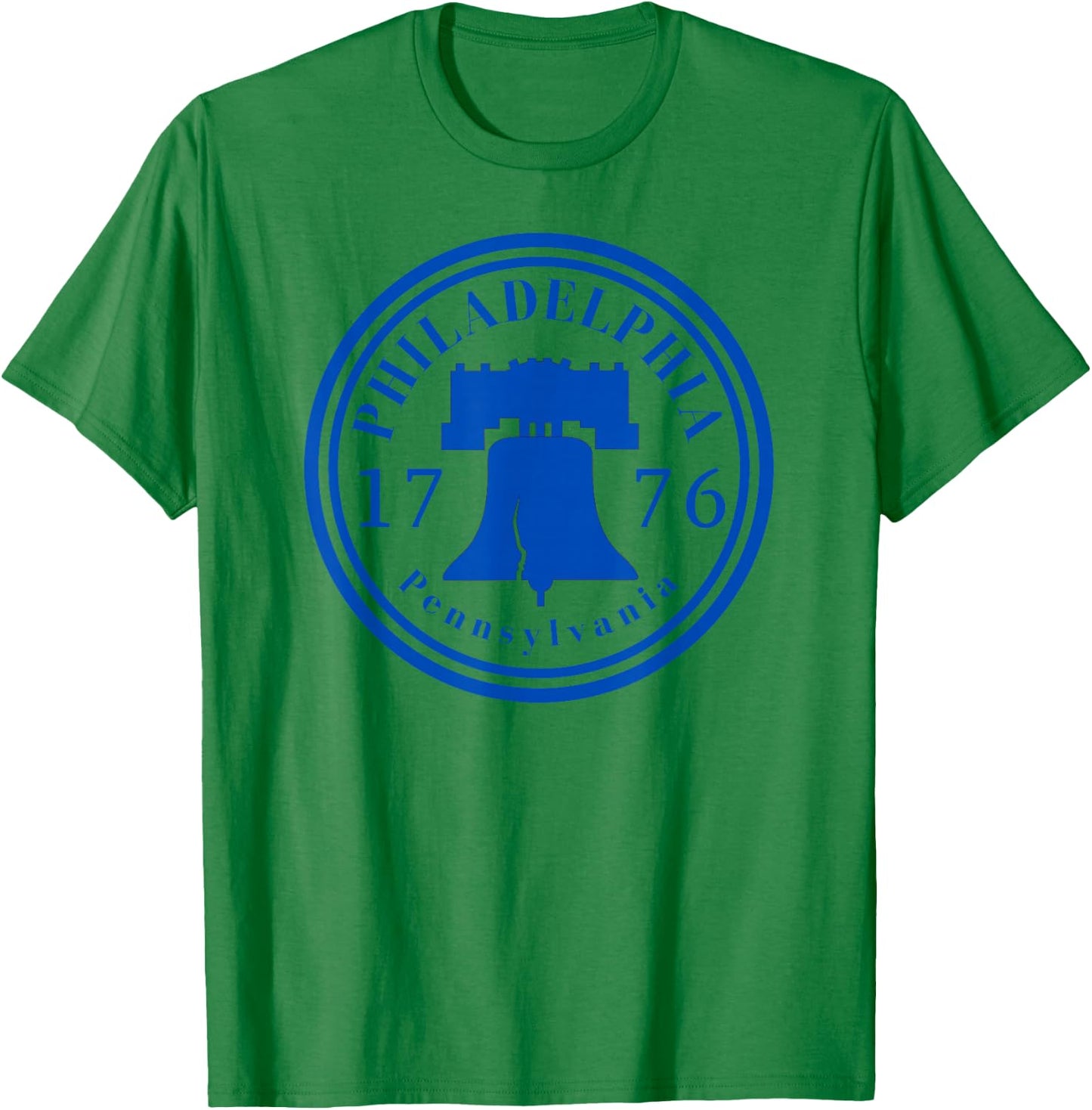Liberty Bell 1776 Philly Patriotic Philadelphia Pennsylvania T-Shirt - T-Shirt | Irish Green