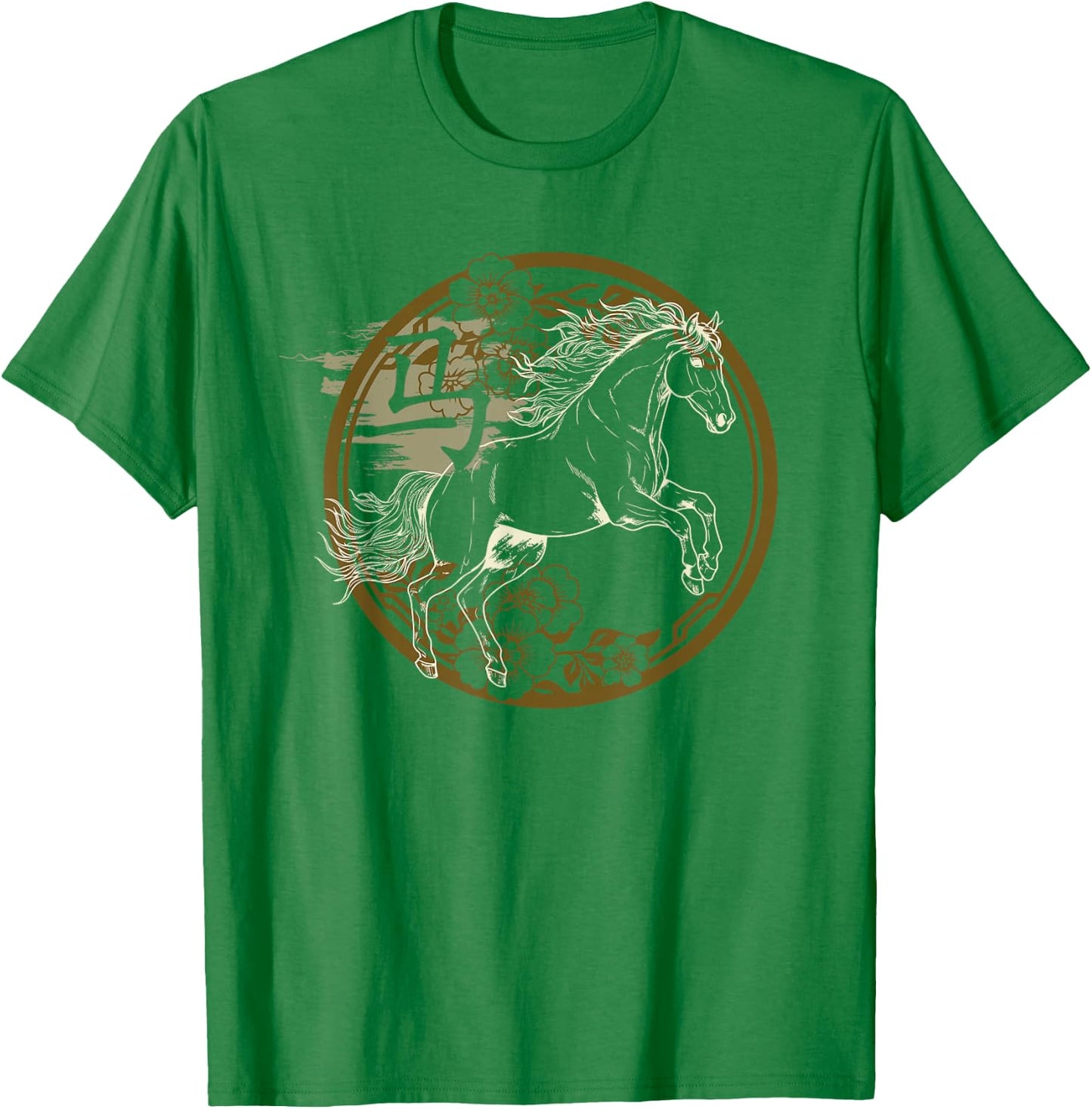 Chinese Lunar New Year Of The Horse 2026 Vietnamese Tet T-Shirt - T-Shirt | Irish Green