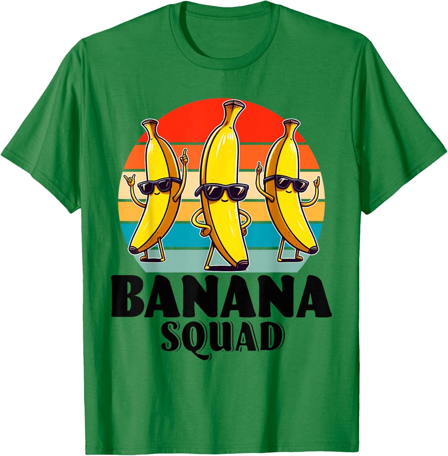 Bananas Shirt Men Women Cute Banana Gifts Funny Banana Squad T-Shirt - T-Shirt | Irish Green