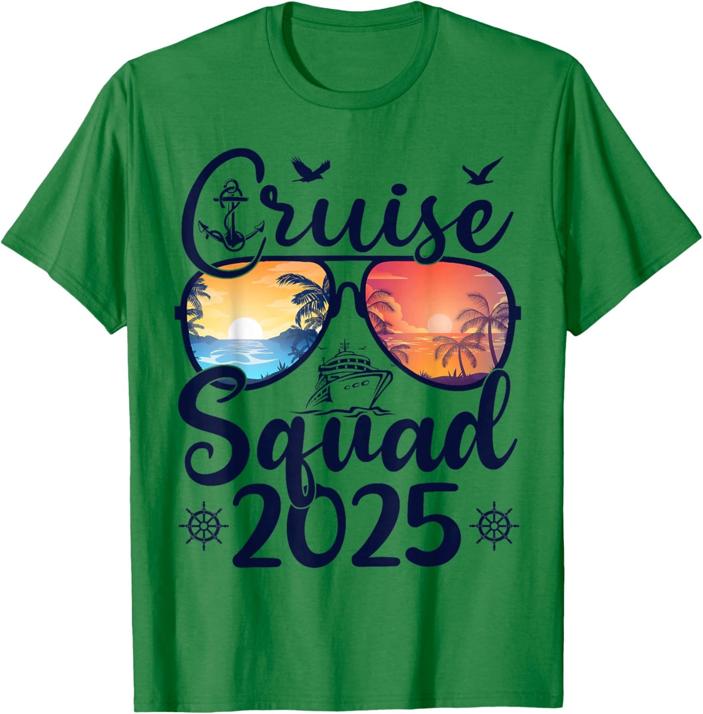 Cruise Squad 2025 Summer Vacation Matching Family Cruise T-Shirt - T-Shirt | Irish Green