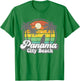 Vintage Panama City Beach Florida Surfing Retro Surf Gift T-Shirt - T-Shirt | Irish Green