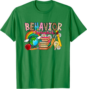 Behavior Specialist 100 Days Of School Back To School Women T-Shirt - T-Shirt | Irish Green