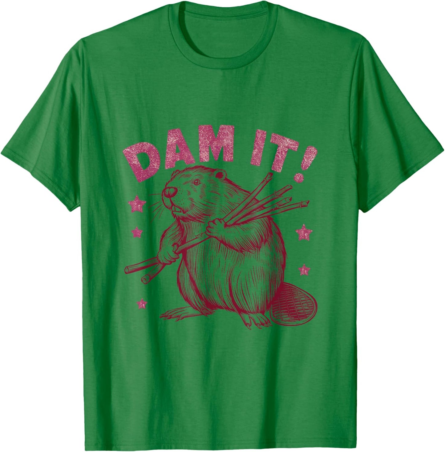 Sarcastic Beaver T-Shirt - T-Shirt | Irish Green