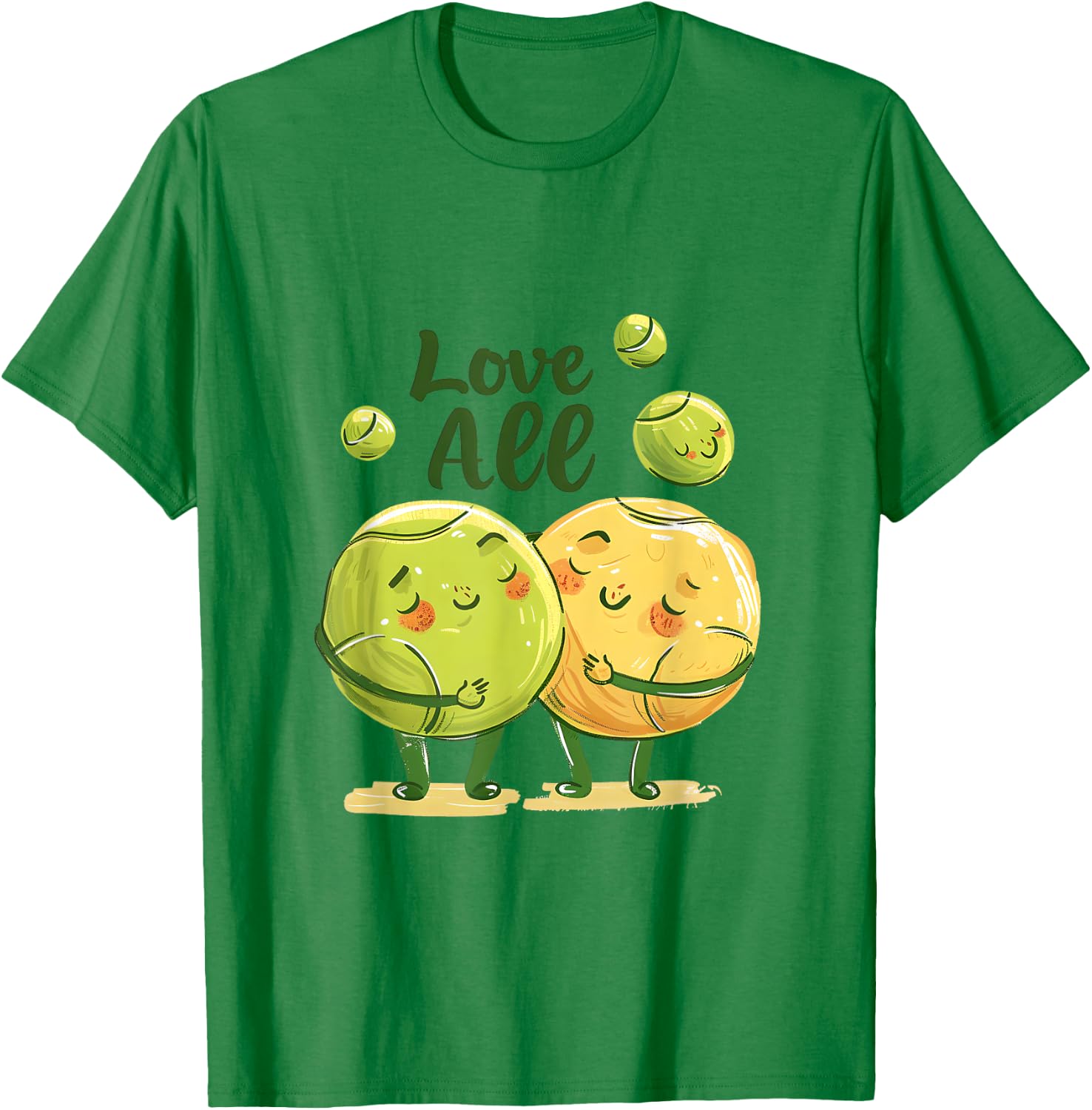Love All Tennis Apparel | Tennis Lovers Gift T-Shirt - T-Shirt | Irish Green