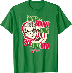 A Christmas Story You'll Shoot Your Eye Out Kid T-Shirt - T-Shirt | Irish Green