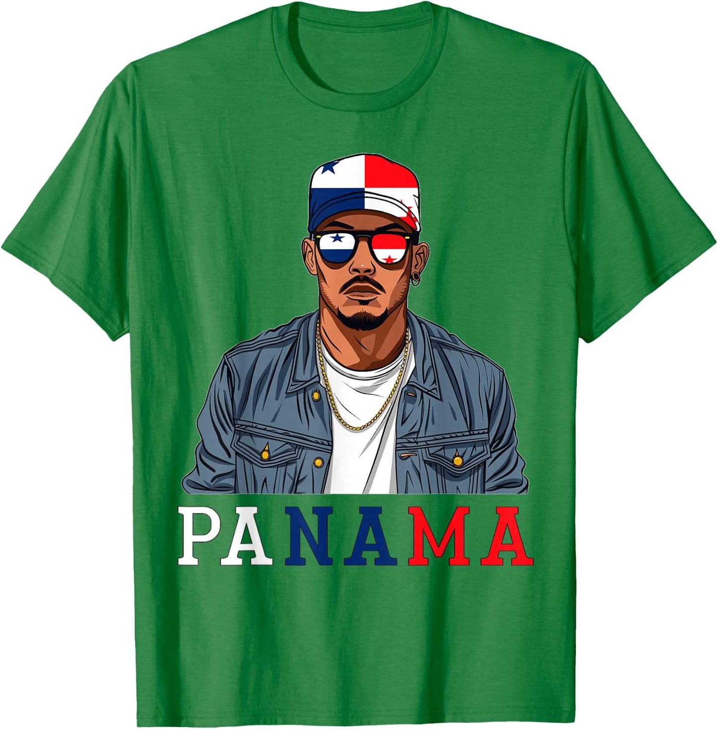 Panamanian Flag Outfit Souvenirs Country Panama T-Shirt - T-Shirt | Irish Green