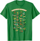 Cute Educational Types Dinosaurs Alphabet A-Z ABC Dino kids T-Shirt - T-Shirt | Irish Green