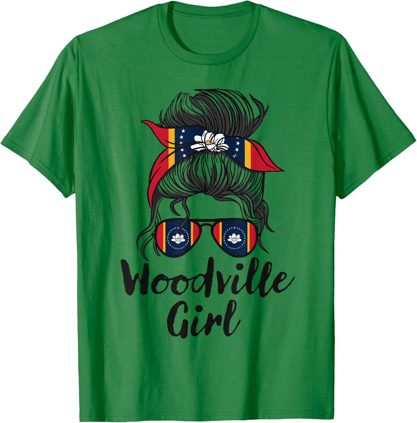Woodville Mississippi Women Girl T-Shirt - T-Shirt | Irish Green