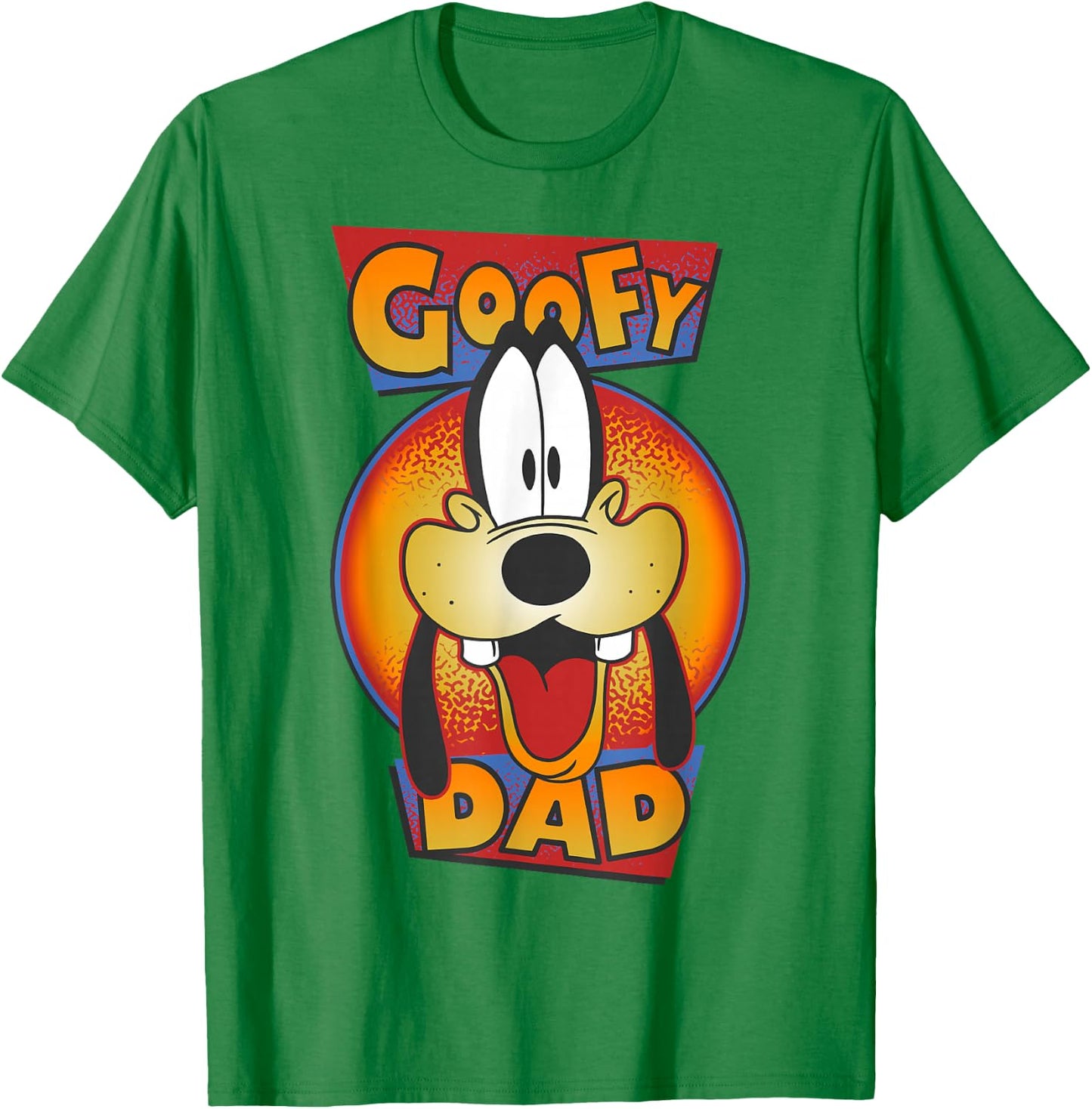 Disney A Goofy Movie Father's Day Goofy Dad Big Face T-Shirt - T-Shirt | Irish Green