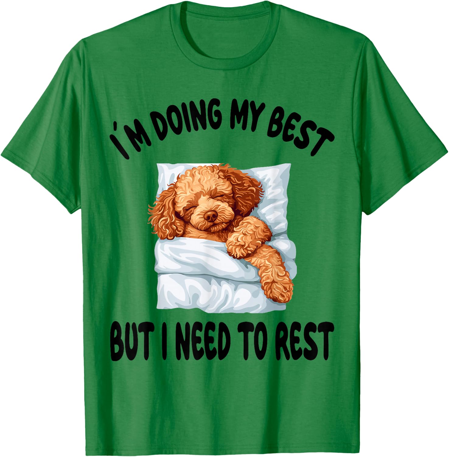 Toy Poodle Official Sleepshirt Pajamas Nightgown T-Shirt - T-Shirt | Irish Green