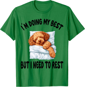 Toy Poodle Official Sleepshirt Pajamas Nightgown T-Shirt - T-Shirt | Irish Green