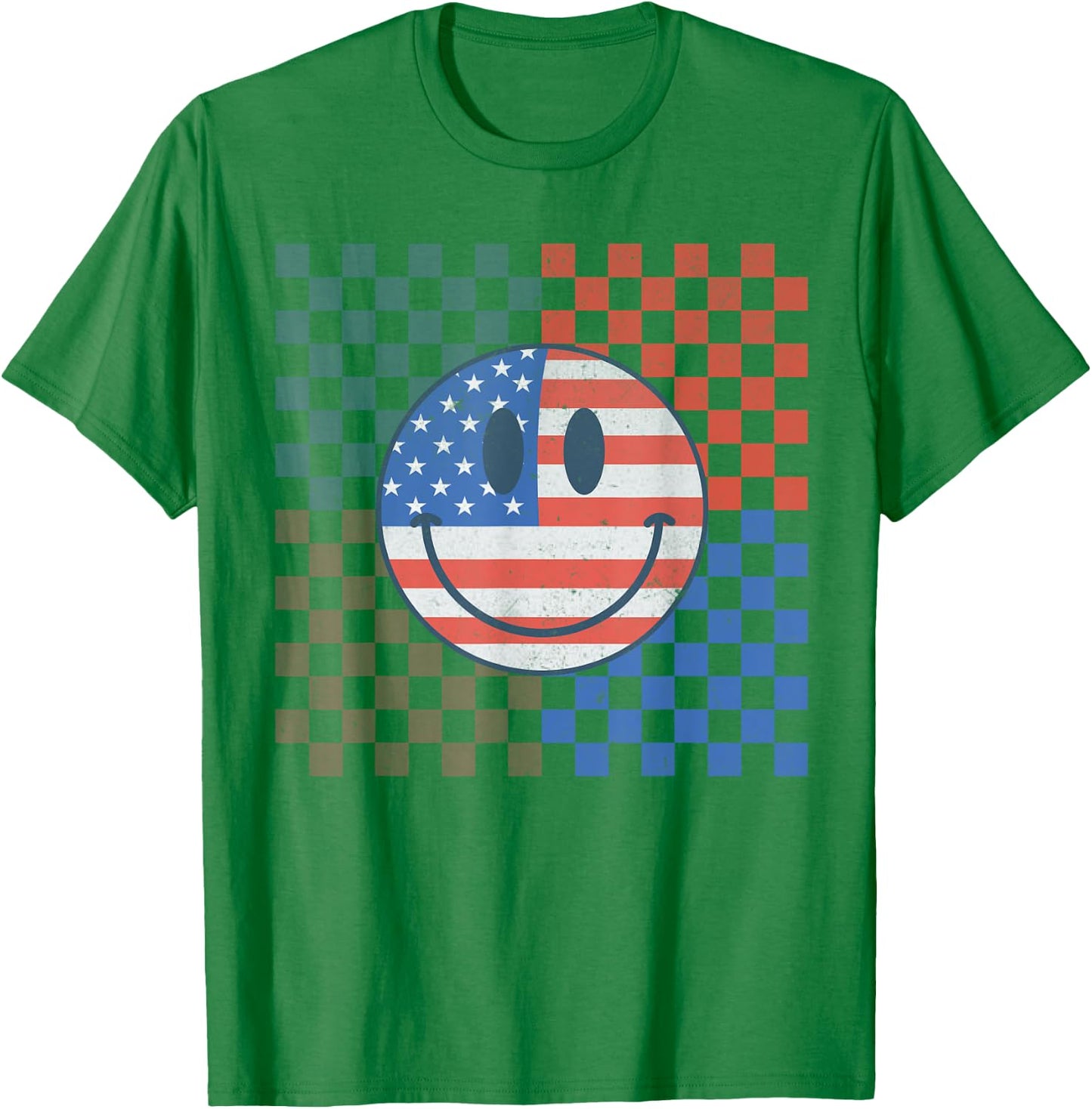 4th of July USA America Flag Baby Toddler Smile Gift T-Shirt - T-Shirt | Irish Green