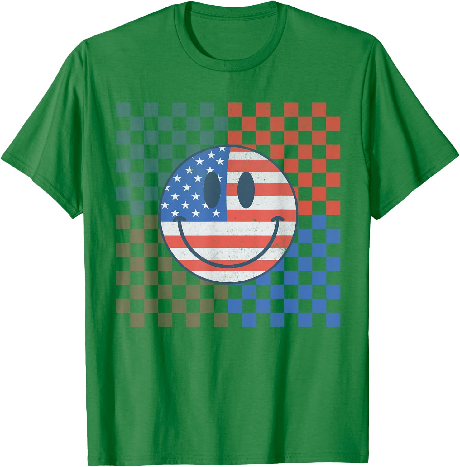 4th of July USA America Flag Baby Toddler Smile Gift T-Shirt - T-Shirt | Irish Green