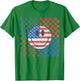 4th of July USA America Flag Baby Toddler Smile Gift T-Shirt - T-Shirt | Irish Green