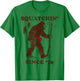 Squatchin' Since '76 Big Foot Vintage Outdoors T-Shirt - T-Shirt | Irish Green