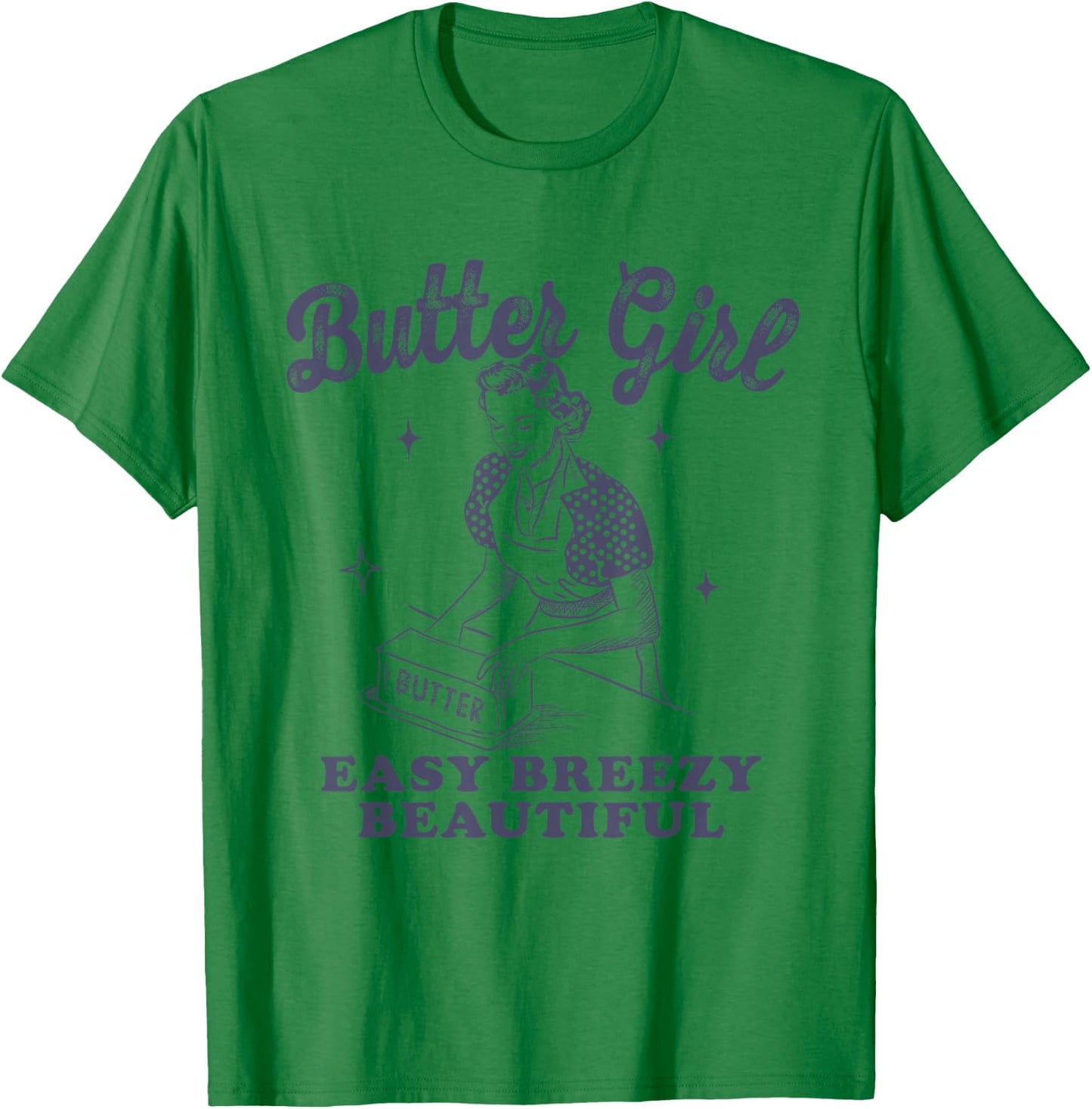 Butter Girl, Easy Breezy Beautiful T-Shirt - T-Shirt | Irish Green