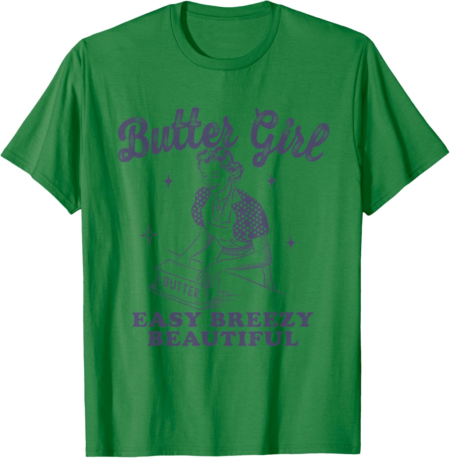 Butter Girl, Easy Breezy Beautiful T-Shirt - T-Shirt | Irish Green