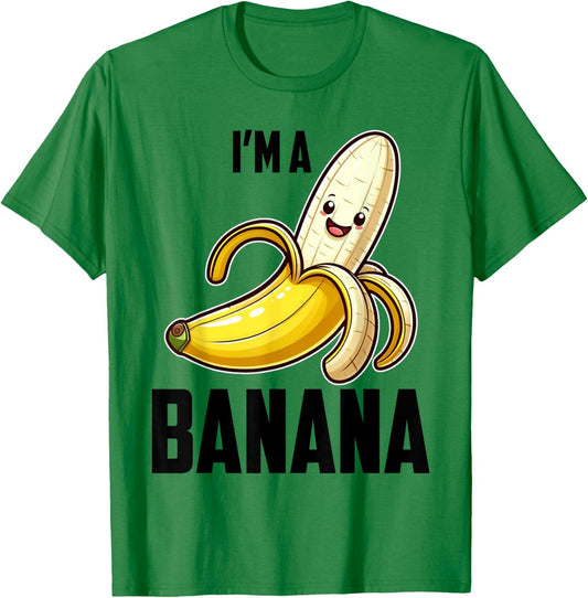 Kids Kawaii Bananas Shirt Men Women Cute Banana Funny Banana T-Shirt - T-Shirt | Irish Green