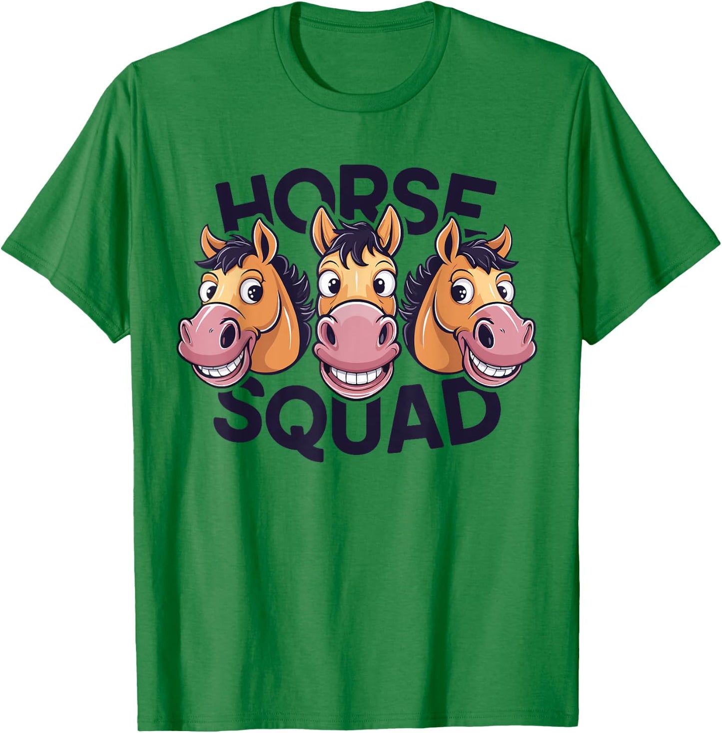 Horse Squad for Horse Lover Shirt | Cool Horse T-Shirt - T-Shirt | Irish Green