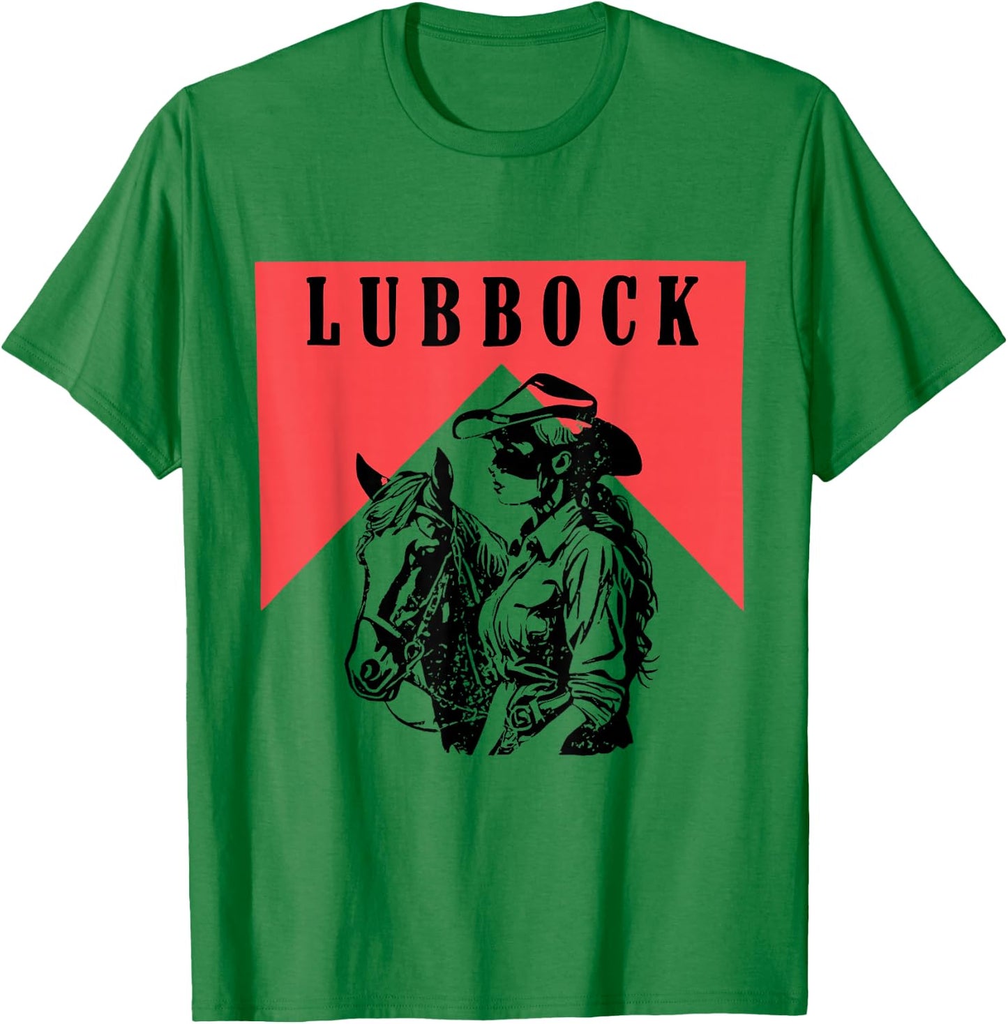 Lubbock Vintage West Texas T-Shirt - T-Shirt | Irish Green