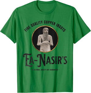 Ea-Nasir Funny Bronze Age History Meme T-Shirt - T-Shirt | Irish Green