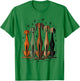 Vintage Retro Mid-Century Long Neck Dogs 50s 60s Style T-Shirt - T-Shirt | Irish Green