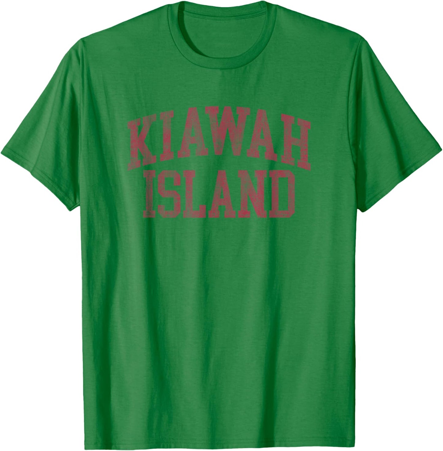 Kiawah Island South Carolina Souvenir Retro Preppy Throwback T-Shirt - T-Shirt | Irish Green