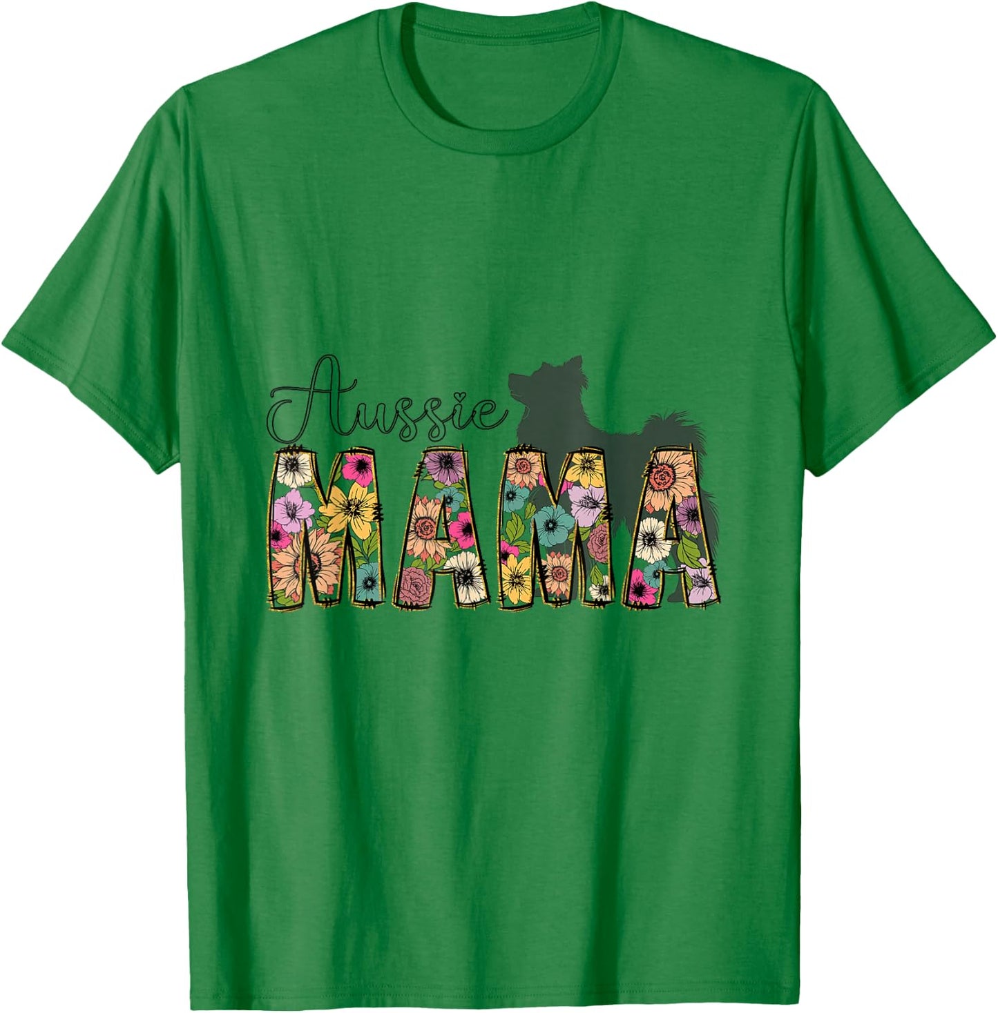 Australian Shepherd Aussie Dog Men Women Kids T-Shirt - T-Shirt | Irish Green