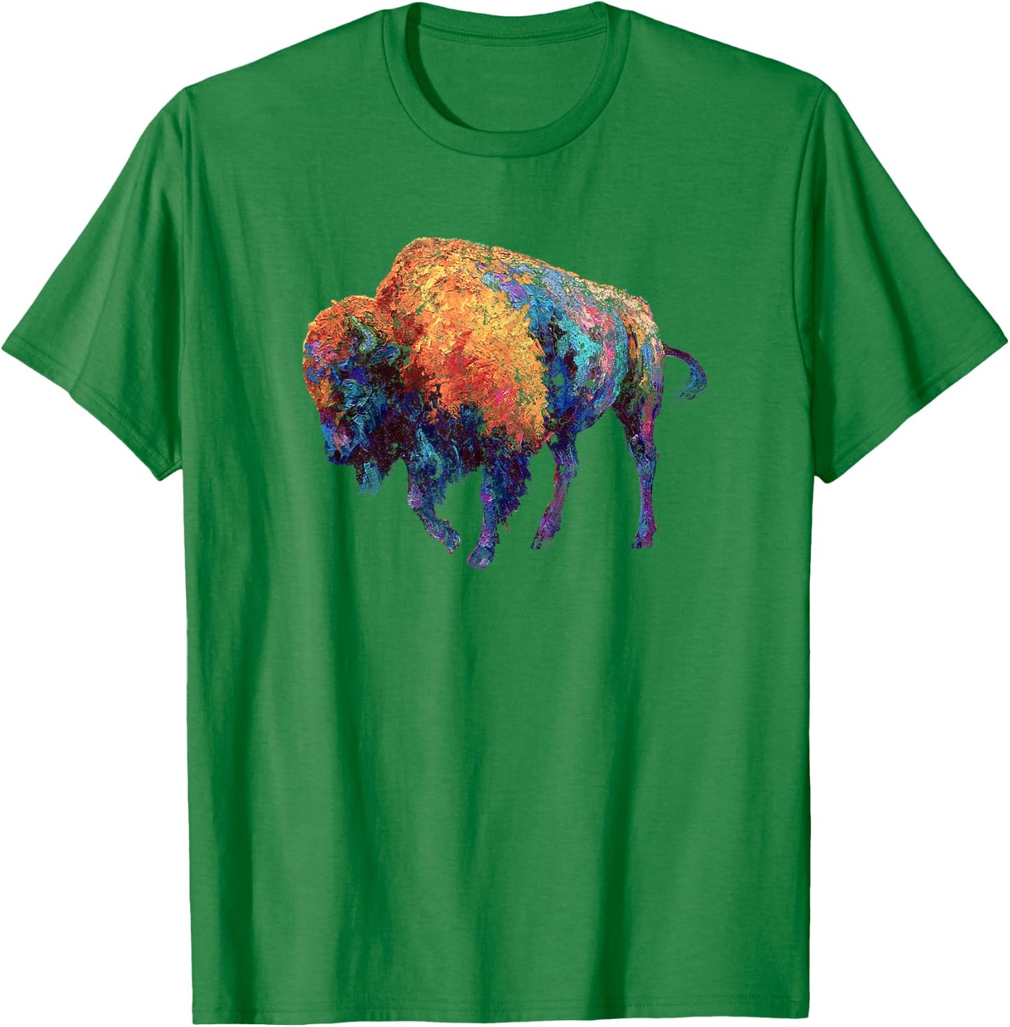 Buffalo American Bison Western Gift T-Shirt - T-Shirt | Irish Green