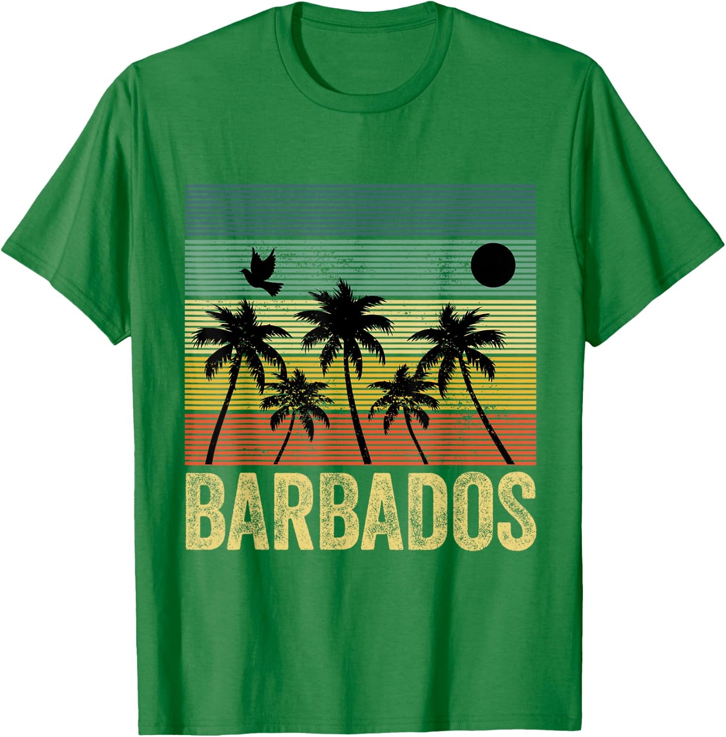The Barbados Souvenir Barbadians Bajan Travel Men Women Boy T-Shirt - T-Shirt | Irish Green