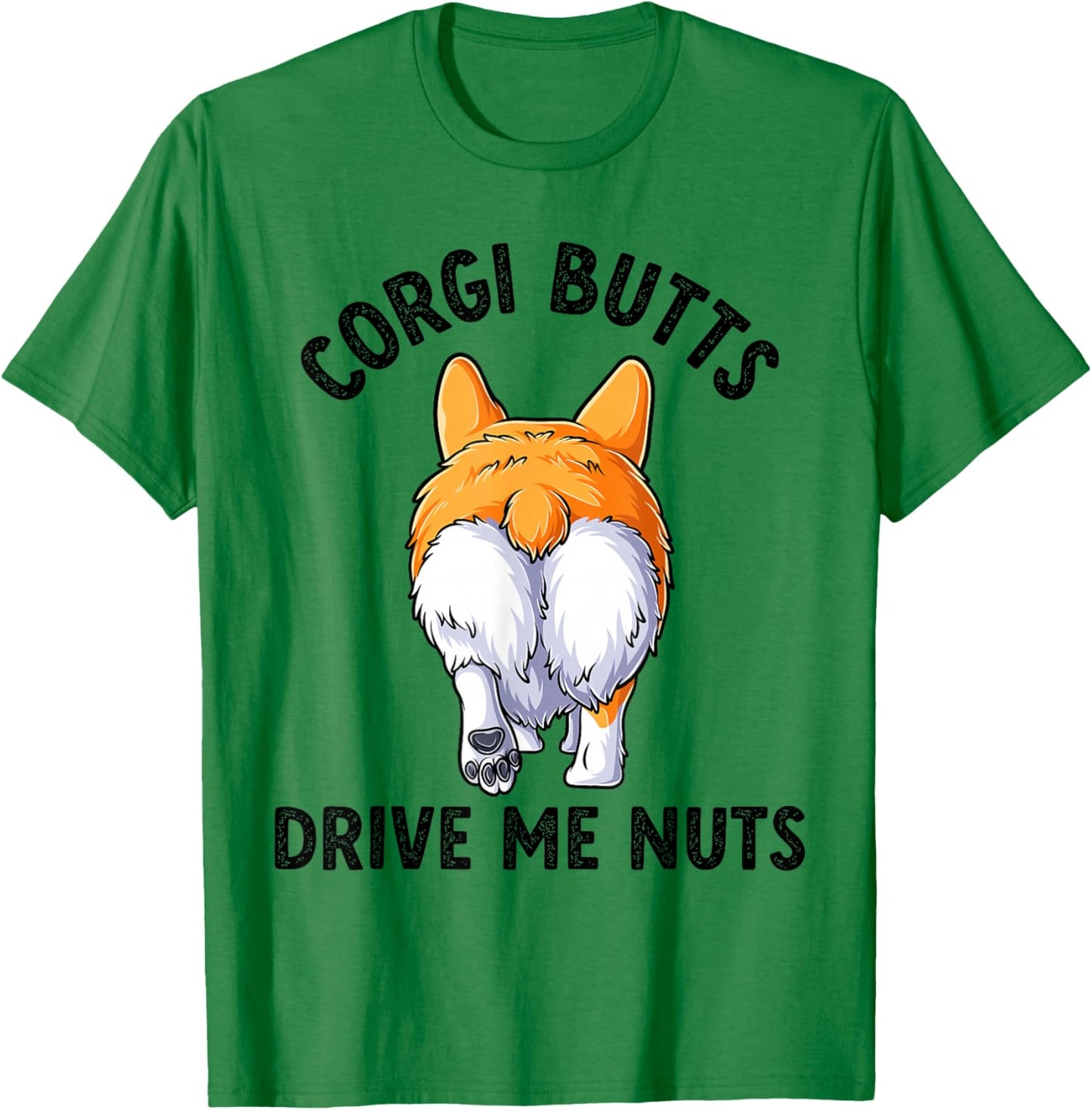 Cute Corgi Butts Dog Puppy Lover Pembroke Welsh Corgi T-Shirt - T-Shirt | Irish Green
