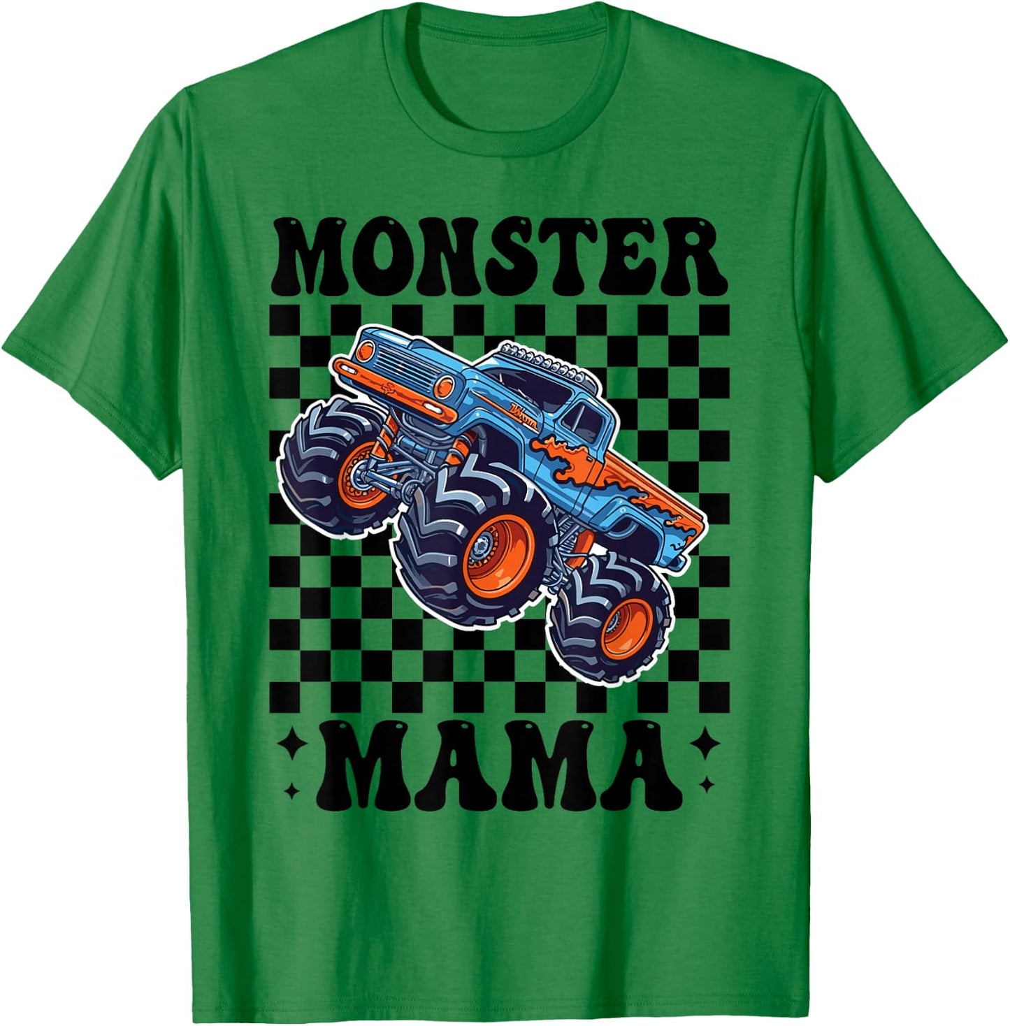 Monster Truck Mama Mom Monster Truck Lovers T-Shirt - T-Shirt | Irish Green