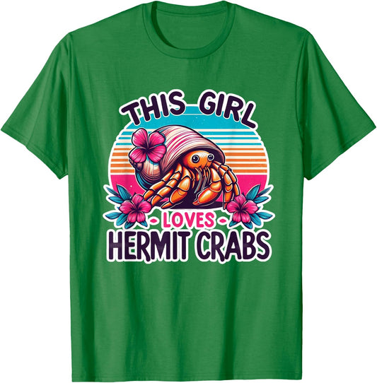 Hermit Crab Lover Shirt Ocean Animal Pet Hermit Crabs T-Shirt - T-Shirt | Irish Green