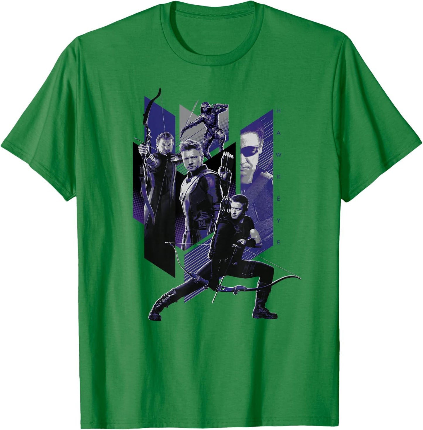 Marvel Avengers: Endgame Hawkeye Mashup T-Shirt - T-Shirt | Irish Green