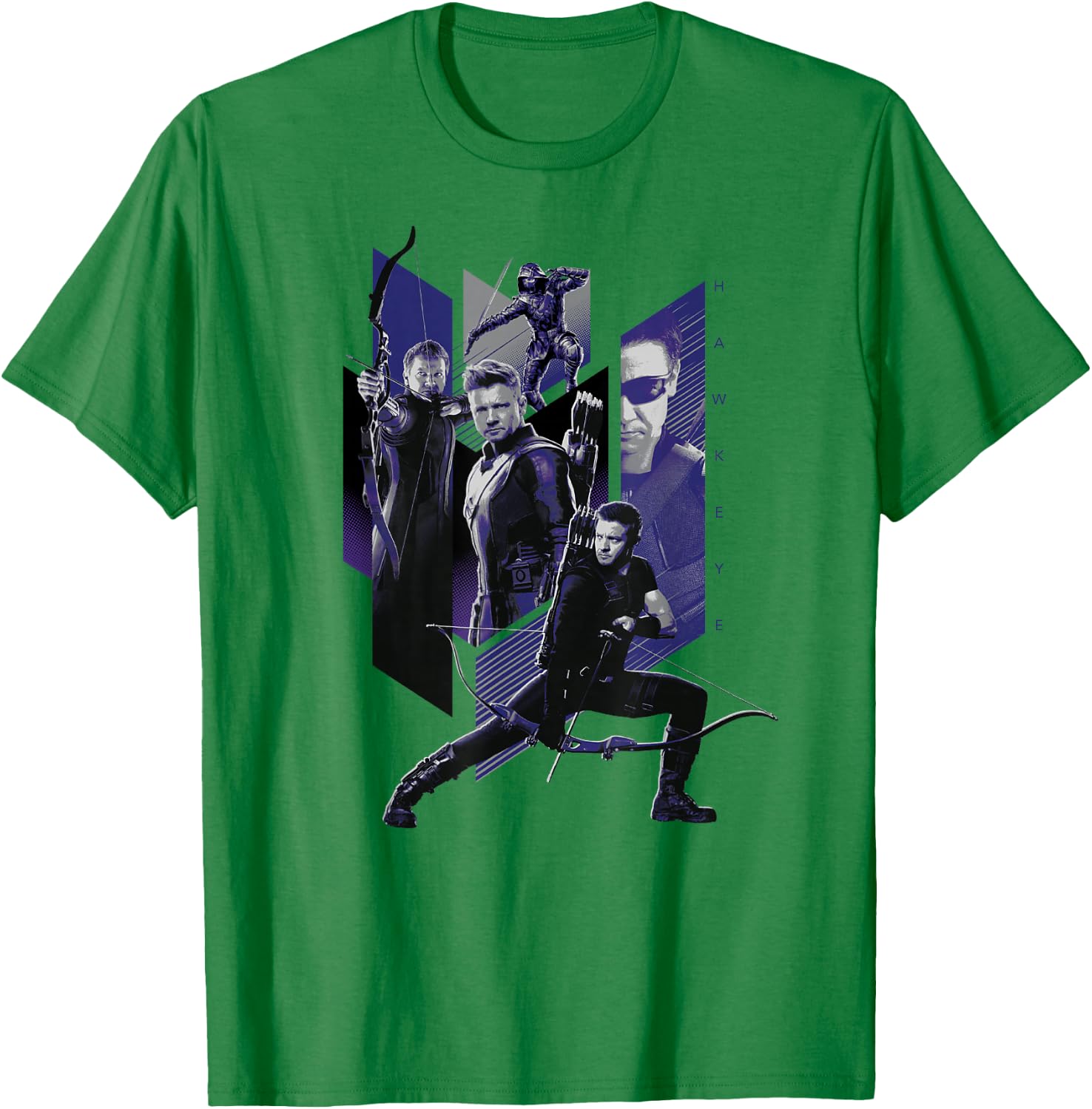 Marvel Avengers: Endgame Hawkeye Mashup T-Shirt - T-Shirt | Irish Green