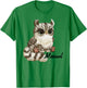 Meowl Cat Owl Animals Yellow Eyes Cute Funny Men Women T-Shirt - T-Shirt | Irish Green