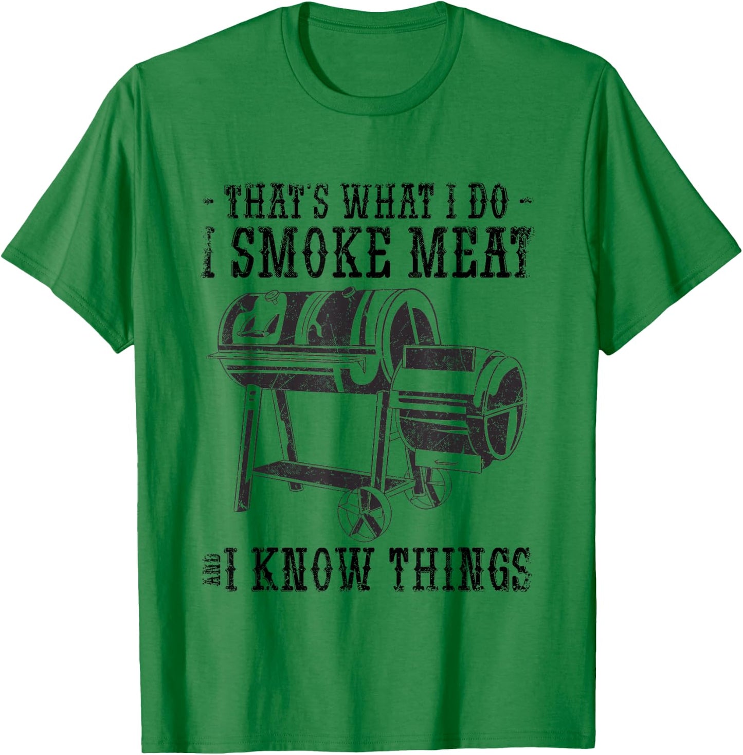 Ich Rauchere Fleisch Und Kenne Mich mit Grillen Aus. T-Shirt - T-Shirt | Irish Green