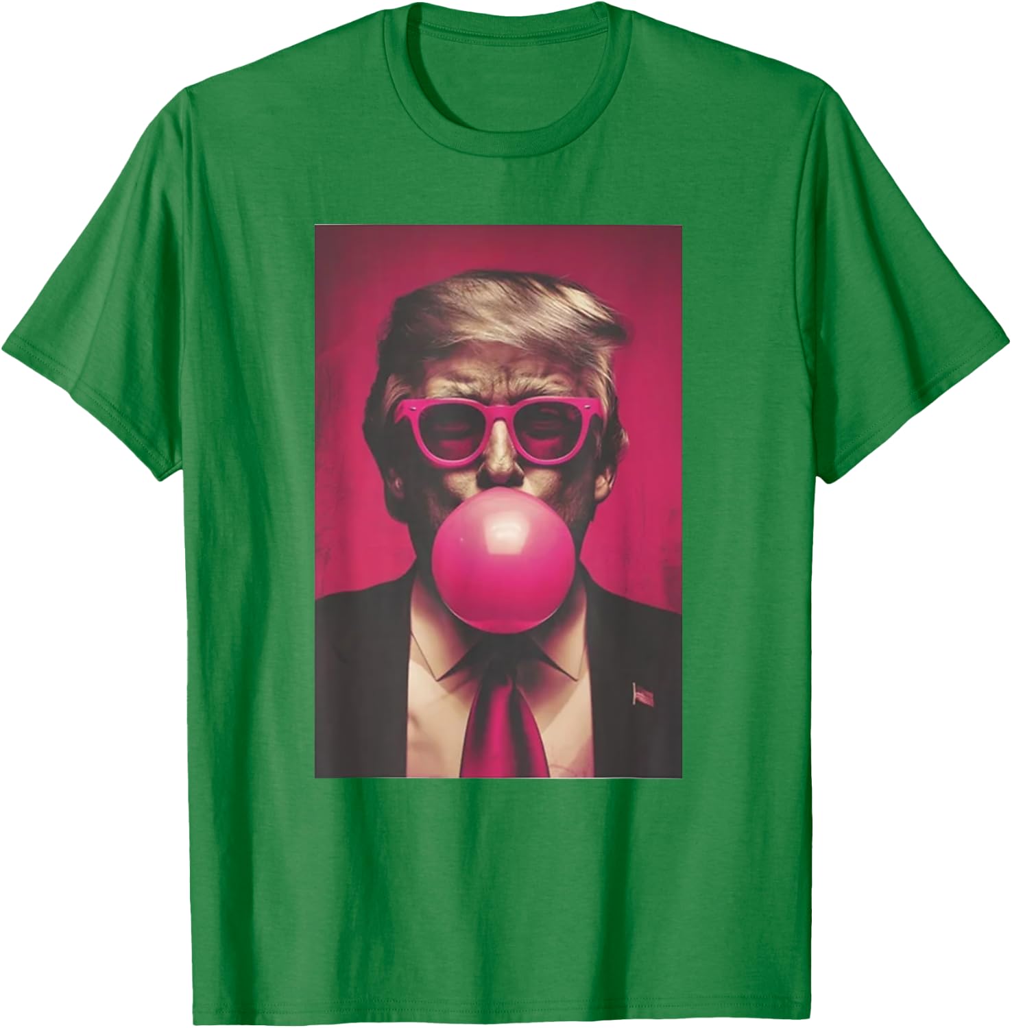 President Donald Trump Bubble Gum 2024 T-Shirt - T-Shirt | Irish Green